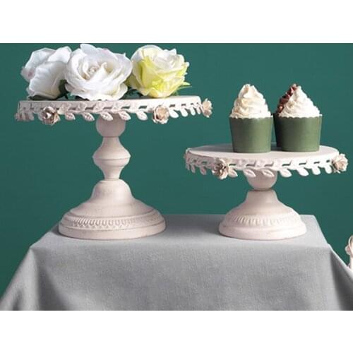 Old vintage ivory white dessert table decoration birthday wedding cake tray wooden tray