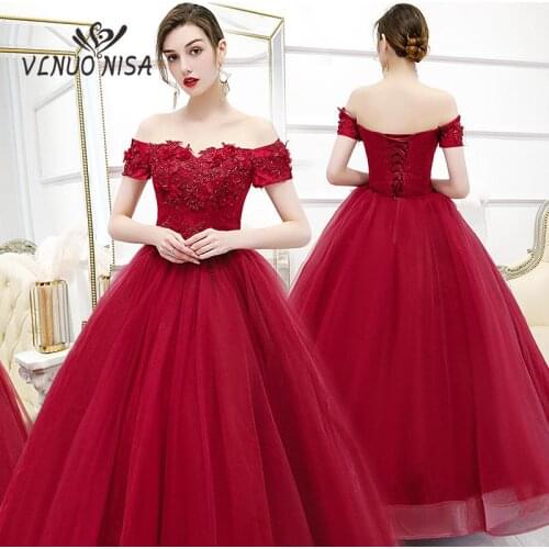 15 Anos Debutante Wine Red Boat Neck Quinceanera Dress For Paty Studio Appliques Lace Sweet Ball Gowns Vestidos De plue size