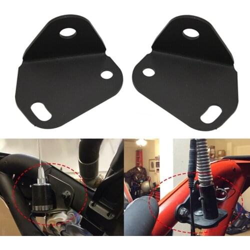 Rear LED Flag Whip Antenna Reverse Light Mount Brackets for Can Am Maverick X3 2017-2019