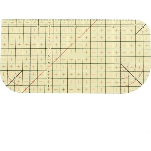 20cm Ironing Ruler Measuring Tool Arts Crafts Sewing Tools Accessory Patchwork Tailor Craft Cloth Cutting Rulers Patchwork Ruler