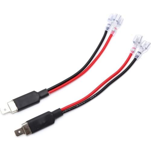 2X LED H1 Replacement Single Converter Wiring Connector Cable Conversion Lines Adapter Holder for HID Headlight Bulb Accessories
