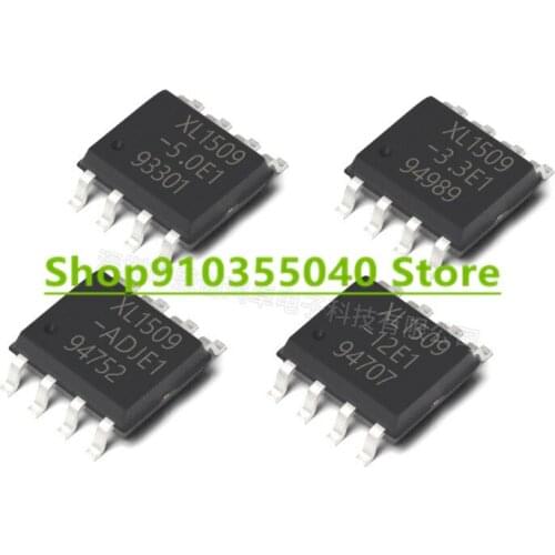 30pcs XL1509-5.0E1 XL1509-3.3E1 XL1509-ADJE1 XL1509-12E1 SOP-8 2A 1.23-37V 150khz