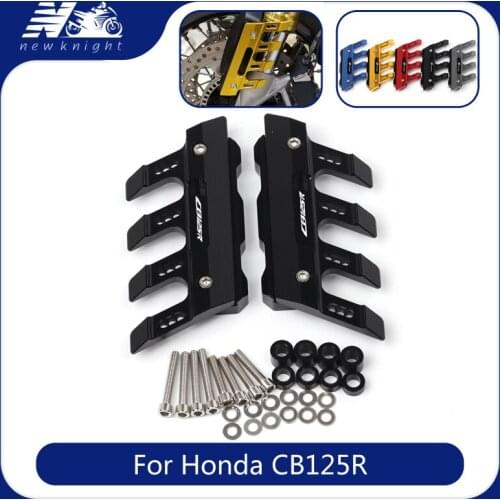 For Honda CB125R cb 125r Motorcycle Accessories CNC Aluminum Mudguard Side Protection Block Front Fender Side Anti-Fall Slider