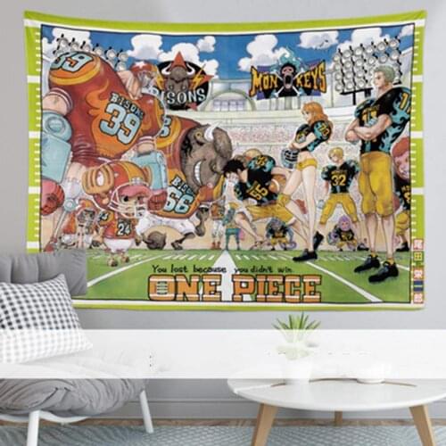 Anime Tapestry Background Cloth Wall Decoration Movie Poster Anime Out Beach Towel Hostel Poster