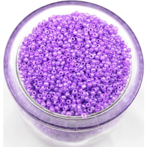 16g 1000pcs 2mm 12/0 AB Purple Colorful Round Opaque Loose Spacer Beads Cezch Glass Seed Beads Handmade Jewelry DIY Garment Bead
