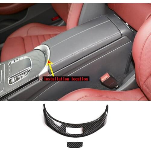 For 2015-2021 Mercedes-Benz C-Class/GLC ABS central armrest box switch decorative cover automotive interior accessories