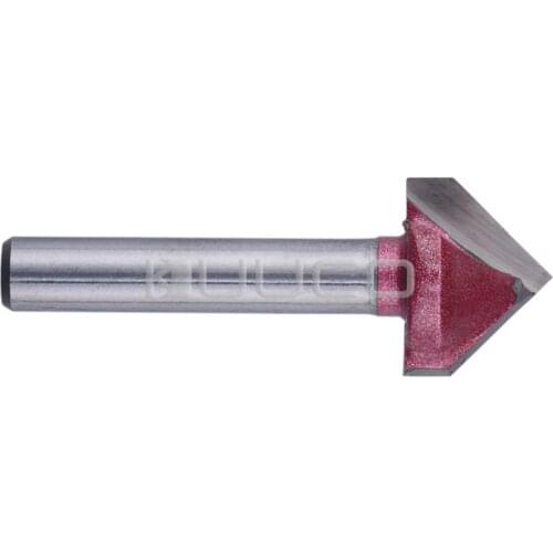 Woodworking Cutter 90 Degree V Groove Tools Wood Coating Milling Cutter for acrylics/plastics/carbon fiber/MDF/PCB/wood etc