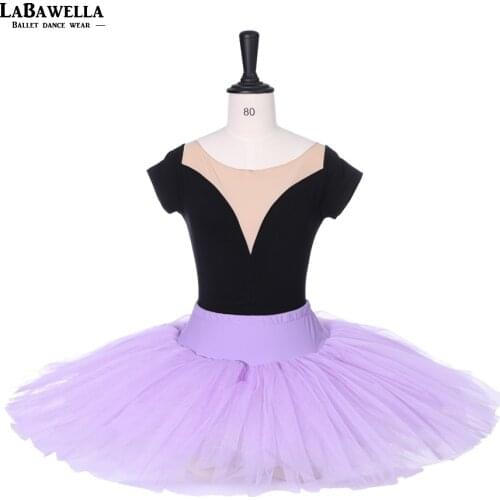 Child purple half ballet tutu with hard tulle women professional ballet tutu skirt adult BT8923