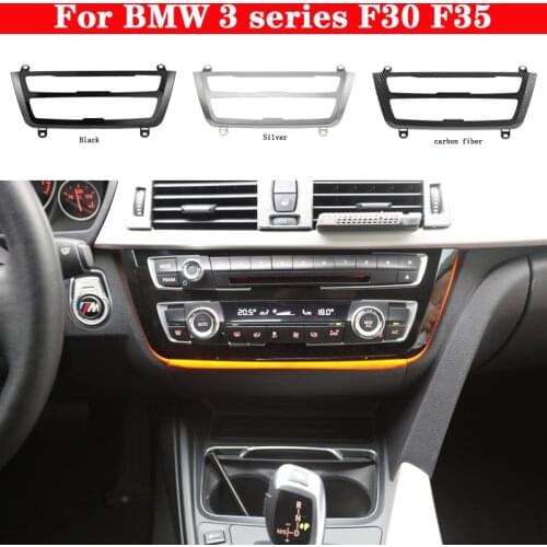 For BMW 3 series F30 F35 New LCI Radio Trim LED Dashboard Center Console AC Panel Light Blue Orange 2 Color Atmosphere Light