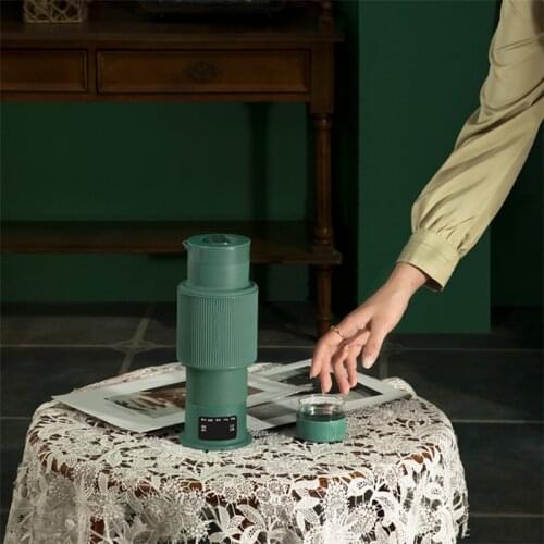 Electric Folding Kettle Portable Travel Teapot Compressed Kettle Thermos Cup Smart Heating Cup Milk Temperature Display100-240V