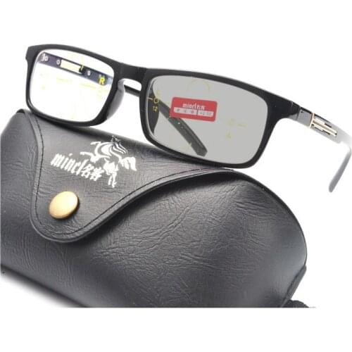 Transition Sun Readers Photochromic Reading Glasses men Hyperopia Presbyopia with diopters Outdoor square Presbyopia Glasses FML