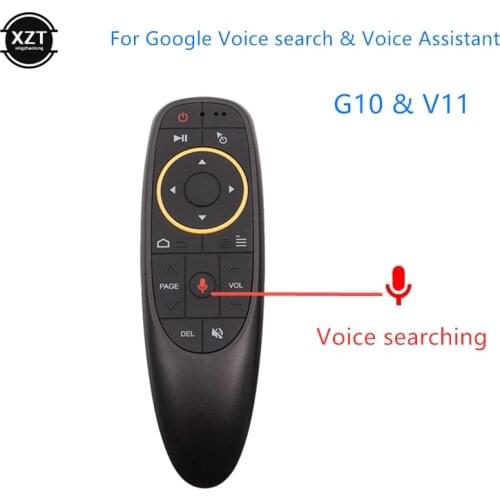 G10 Air Mouse 2.4GHz Wireless Voice Microphone Gyroscope Android TV Box T9 H96 Max X96 mini