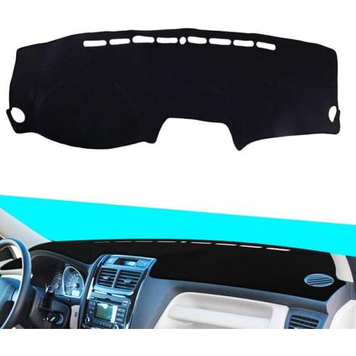 Dash Dashboard Pad Carpet Mat Cover Black Polyester Car Fit For Kia Sportage R SL 2011 2012 2013 2014 2015 Left Hand Drive