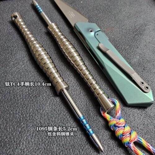 Mackwalker 1 Piece Hand Made Titanium Tea Needle Tea Knife Outdoor EDC Hand Tool