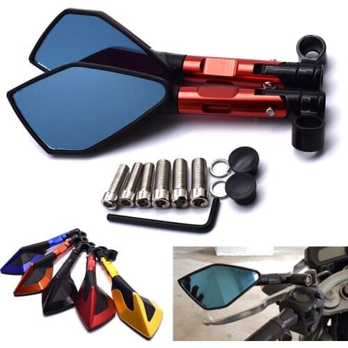 Motorcycle Universal 8mm 10mm Aluminum CNC rearview mirror for KTM Super Duke / SMT / SMR / SM / Sdventure For Yamaha mt-03 07