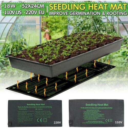 Plant Hydroponic Heating Pad Propagator Heat Mat Waterproof Warmer Bed Mat For Seed Germination Plant Seedling Heat Mat