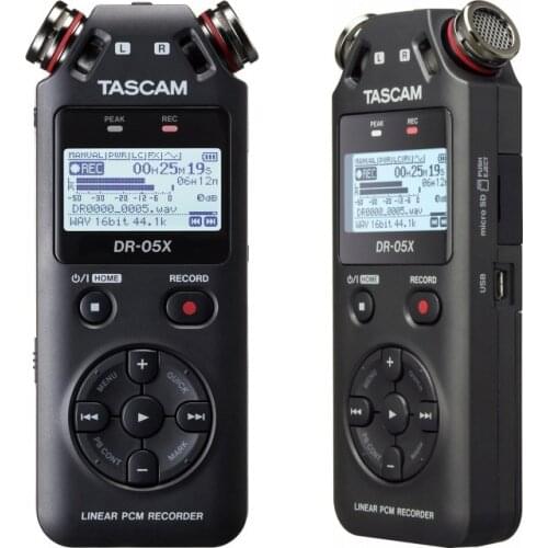 Original Tascam DR-05X upgraded version DR-05 Professional Voice Recorder Mini USB Digital Recording Pen