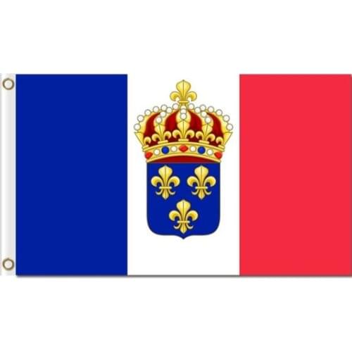 Kingdom of France 3x5ft Fabric Prints Official Standard Polyester Flag
