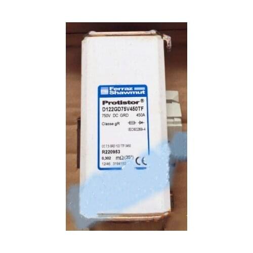 Fuses: D122GC75V400TF CC 7.5 GRC 122 TTF 0400 C090438 / D122GD75V450TF R220953 / D122GD75V500TF S220954 aR