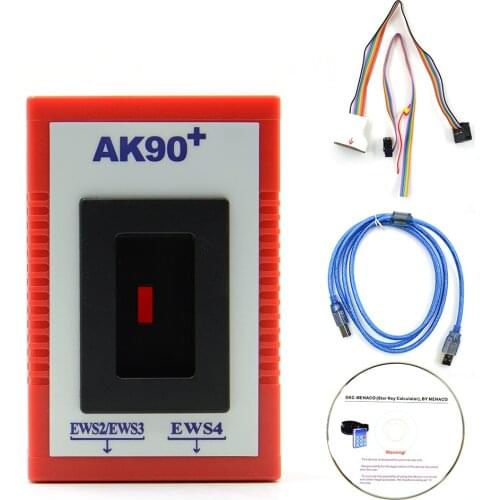 Best Quality AK90 For BMW Key Programmer for BMW EWS Newest Version V3.19 with Free Shipping AK90 Plus key maker