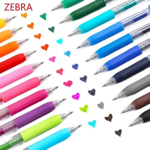 5 Colors / 10 Colors Japanese Zebra Gel Pen JJB15 for Students To Take Notes and Quick-drying Hand Account Pen 0.7mm