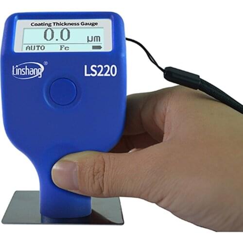 LS220B Handheld paint thickness gauge is a used car paint meter with bluetooth data transmission function & mobile APP