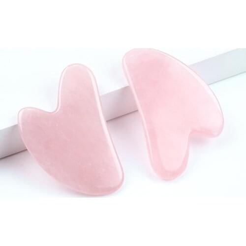 Board Natural Stone Powder Crystal Quartz Scraper All Body Face Eyes Scraping Plate Massage Tools Home Jade Decor Crafts