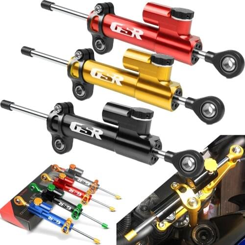 For SUZUKI GSR 400/600/750 GSR400 GSR600 GSR750 GSX-S 1000F GSX-R 600 750 1000 Motorcycle Adjustable Steering Damper Stabilizer