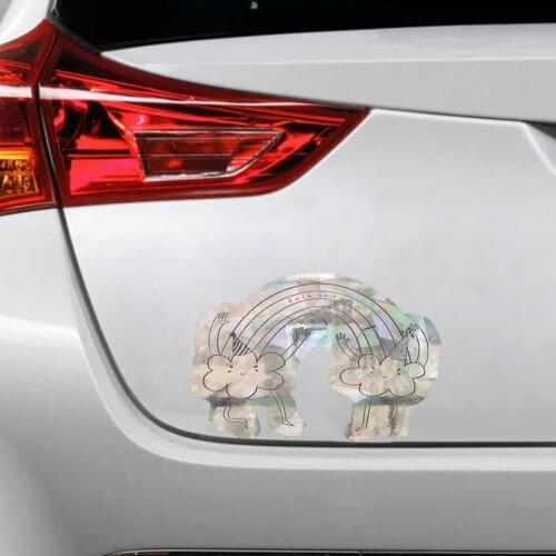 Reflective Fashion Graffiti Car Laptop Decorative Decal Reflective Sticker Butterfly Graffiti Car Laptop Decorative Stickers