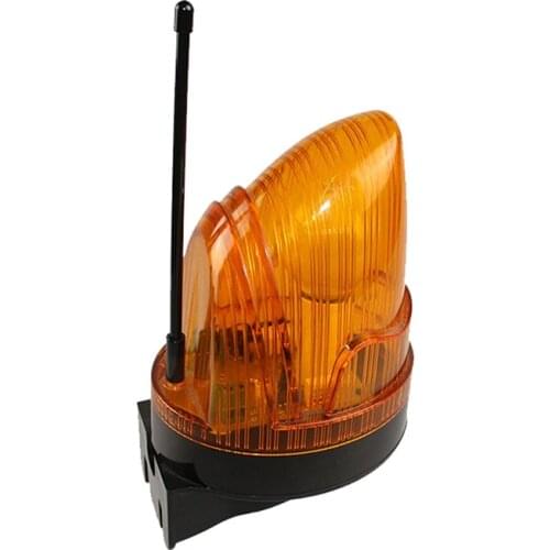 AC220V alarm lamp light voiceless for sliding swing gate opener