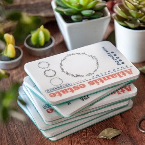 Vintage Leaf Frame Forest Background Decoration Stamp Sponge Rubber Stamps For Scrapbooking Stationery DIY Craft Standard Stamp