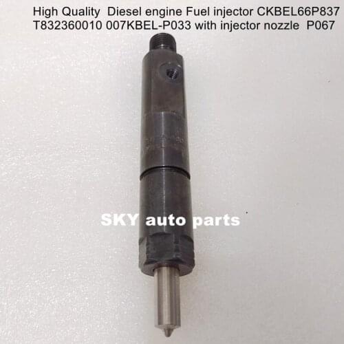 High Quality Diesel engine Fuel injector CKBEL66P837 T832360010 007KBEL-P033 with injector nozzle P067 (4PCS)