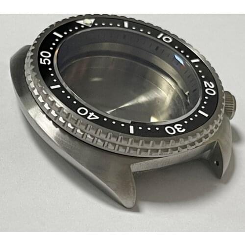 Heimdallr Watch Parts 46.6mm Titanium Turtle Water Ghost Watch Case Sapphire Ceramic Bezel Suitable SKX007/009 NH35/36 Movement