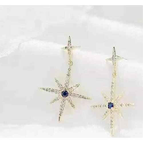 Womens high quality personality Snow Earrings Fashion temperament Earrings