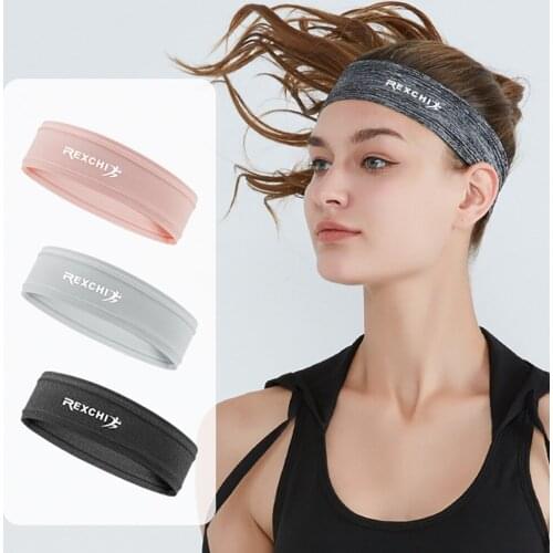 1pc Elastic Yoga Sport Headband Running Hair Band Sweat Strip Outdoor Gym Sweatband Sport Fitness Bandage Fashion Women/Men