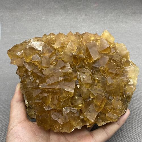 100% natural Orange Amber Calcite mineral specimen stones and crystals healing crystals quartz gemstones