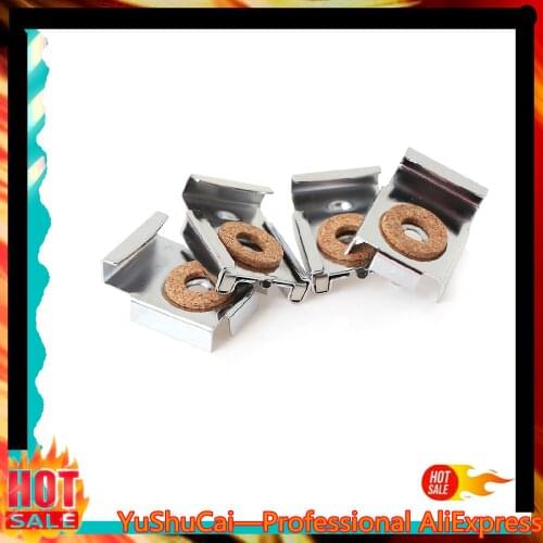 4PCS/Set Easy Install Square Bathroom Multifunctional Durable Mirror Clips Adjustable Bedroom Hanger Spring Loaded Wall Bracket