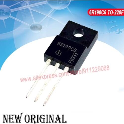 5 Pieces) IPA60R190C6 6R190C6 TO-220F 650V 59A