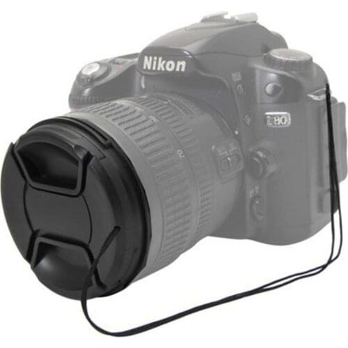 52mm Lens Front Caps Center Pinch Snap-on Cap Cover for Canon Nikon 52mm Lens