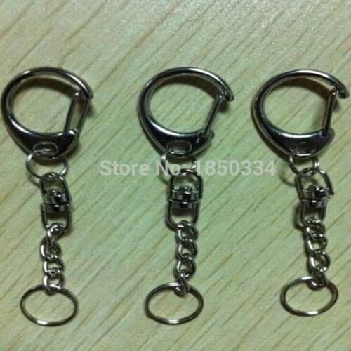 Fast Shipping Wholesale 50Pcs Fashion Vintage Silvers Alloy Bag buckle Keychain Ship Key Ring Fit DIY Key Chains Accessories D12