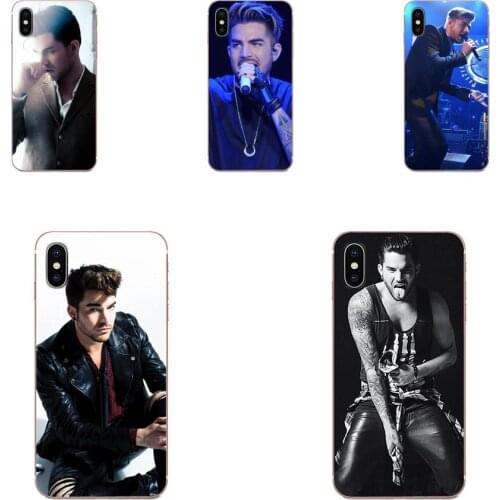 TPU Cases Skin Adam Lambert For Apple iPhone 4 4S 5 5C 5S SE SE2020 6 6S 7 8 11 Plus Pro X XS Max XR