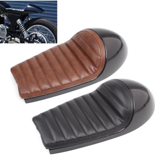 Mototcycle Retro Cafe Racer Driver Seat Rear Seat Cowl Cover For Honda Scrambler Cruiser Bagger Naked Chopper K100RS Universal