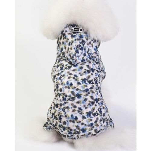 Pet Raincoat 2019 Spring and Summer New Four-legged Waterproof Breathable Small Medium Dog Raincoat S-2XL Hoodie