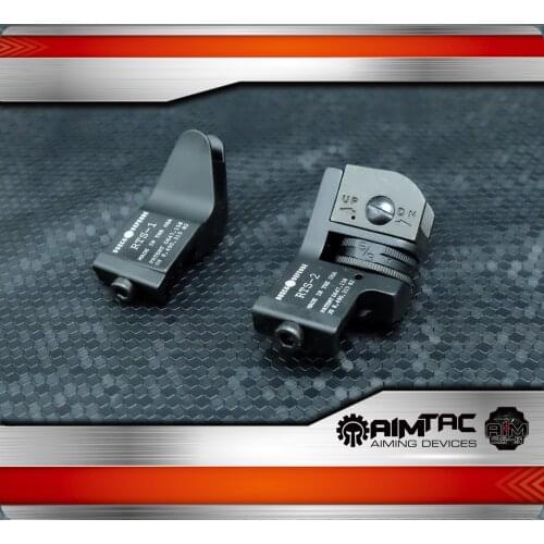 Dueck Defense Rapid Transition RTS1 RTS2 SIGHT Set for M4 AR15 20mm Picatinny