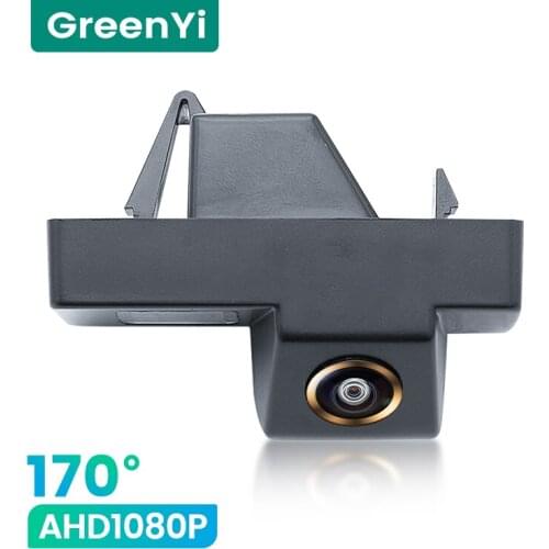 GreenYi 1080P HD 170° Car Rear View Camera For Toyota Land Cruiser 100 Prado 120 Night Vision Reverse 4 pin Vehicle Parking AHD