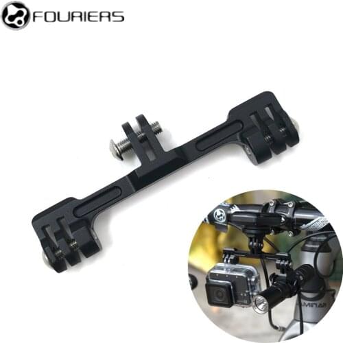 Fouriers Gopro Adaptor Bike Light Mount Camera Holder Extender Adapter Compatible For G armin Bryton Computer Mount