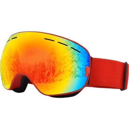 Ski Goggles outdoor sport Goggles double layers UV400 anti-fog big mask glasses snow men women snowboard goggles OTG Coca Myopia