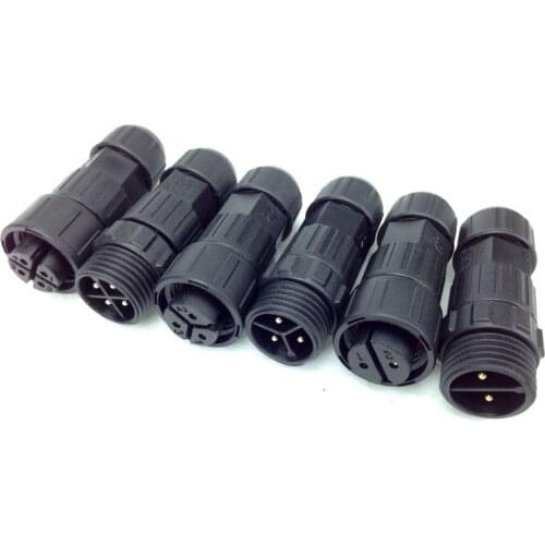 M19 Soldering Male Female Quick Connect Aviation Plug Socket IP68 Waterproof Connector Cable 2 3 4 5 6 7 8 9 10 Pin 20A Power