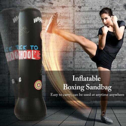 The Newly Arrived 2 Colors Inflatable Sandbags For Children and Adults Can Immediately Rebound And Beat The Tower Post