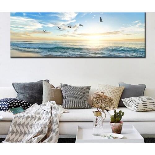 Natural Sea Beach Flying Bird Landscape 5D Diy diamond painting cross stitch full square round diamond Emeroidery mosaicZP-2142